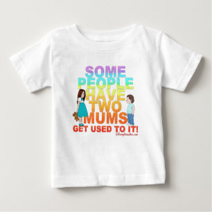 T-shirt Pour Bébé Certains ont deux mamans