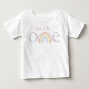 T-shirt Pour Bébé C'est amusant d'être un Boho Arc-en-ciel