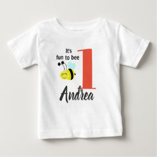 T-shirt Pour Bébé C'est amusement à la chemise personnalisée de