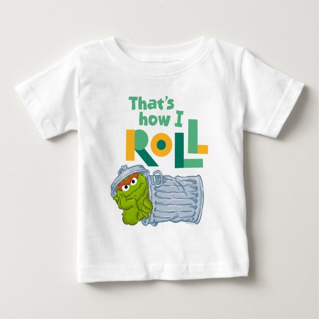 T-shirt Pour Bébé C'est comme ça que je roule (Devant)