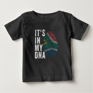 T-shirt Pour Bébé C'est dans mon ADN - drapeau d'Afrique du Sud