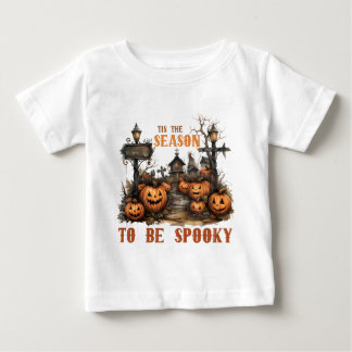 T-shirt Pour Bébé C'est la saison d'être effrayant
