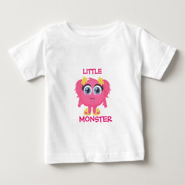 T-shirt Pour Bébé C'est le petit monstre le plus mignon que j'ai (Devant)