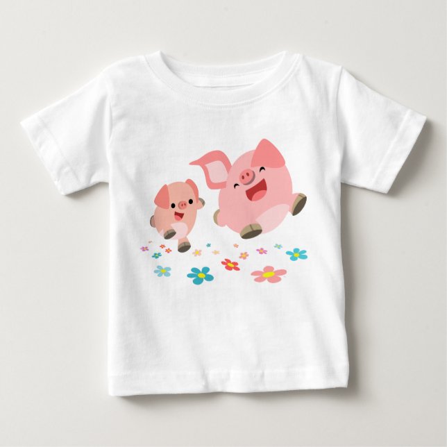 T-shirt Pour Bébé C'est le printemps ! ! - Deux mignons T-shirt bébé (Devant)