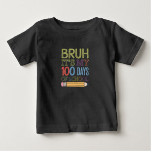 T-shirt Pour Bébé C'est mes 100 jours d'école Drôle 100ème jour 