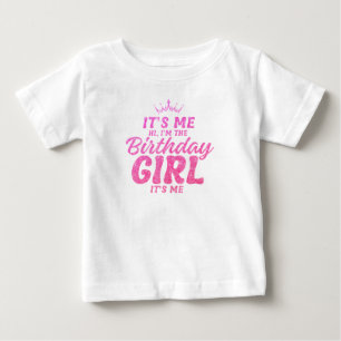 T-shirt Pour Bébé C'Est Moi Salut Im La Fille Anniversaire C'Est Moi