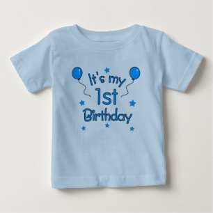 T-shirt Pour Bébé C'est mon 1er anniversaire