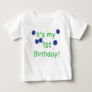 T-shirt Pour Bébé C'est mon 1er anniversaire