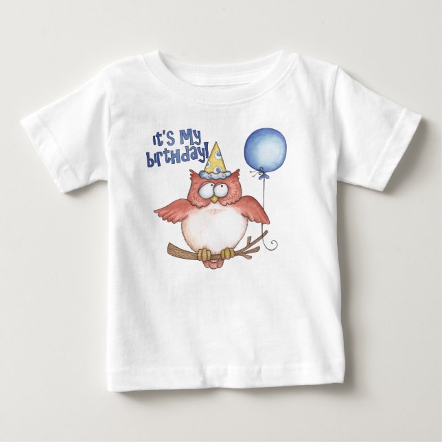 T-shirt Pour Bébé C'est mon anniversaire ! (Devant)