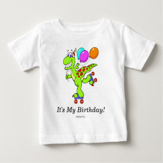 T-shirt Pour Bébé C'est mon anniversaire (dinosaure)
