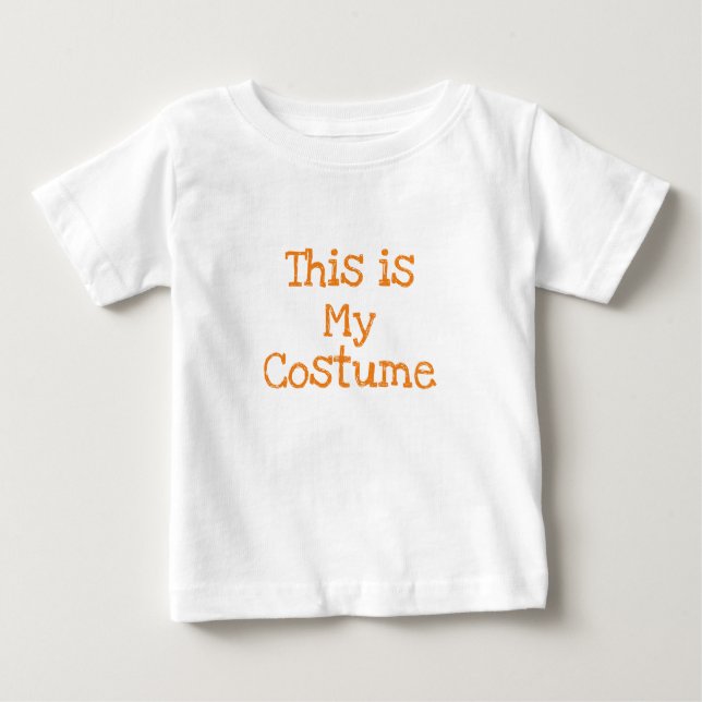 T-shirt Pour Bébé "C'est mon costume" (Devant)