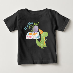 T-shirt Pour Bébé C'est mon deuxième anniversaire