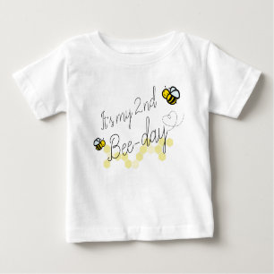 T-shirt Pour Bébé C'Est Mon Jour D'Abeille De Miel Anniversaire
