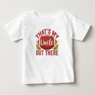 T-shirt Pour Bébé C'est mon oncle là-bas Amoureux du football