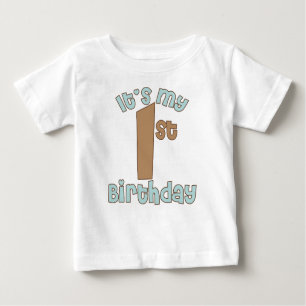 T-shirt Pour Bébé C'est mon premier anniversaire