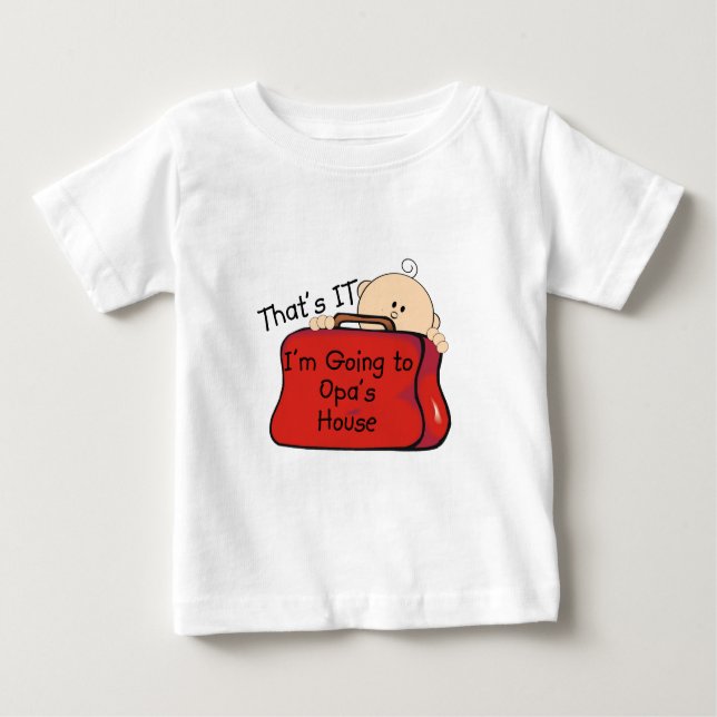 T-shirt Pour Bébé C'est Opa (Devant)