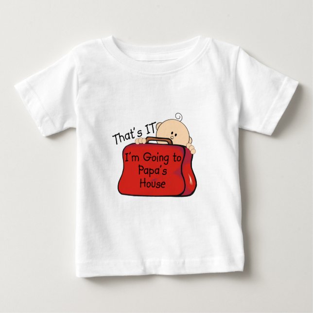T-shirt Pour Bébé C'est Papa (Devant)