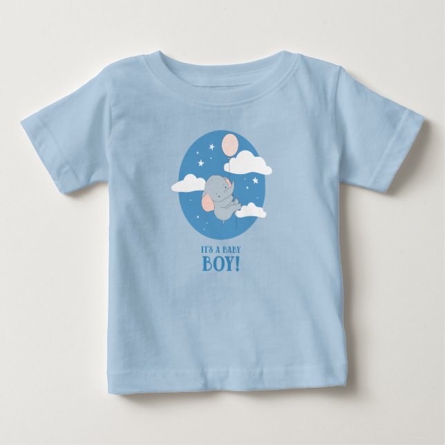 T-shirt Pour Bébé C'est un bébé garçon de nouveaux parents (Devant)