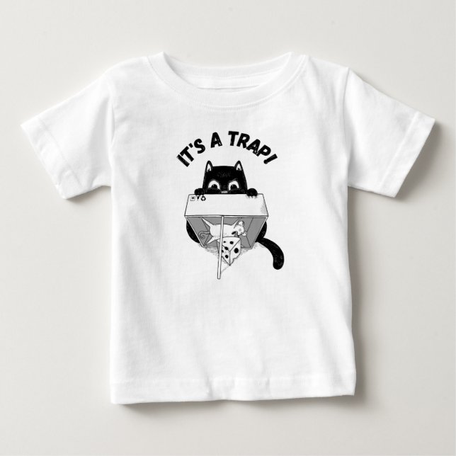 T-shirt Pour Bébé C'est un piège (Devant)
