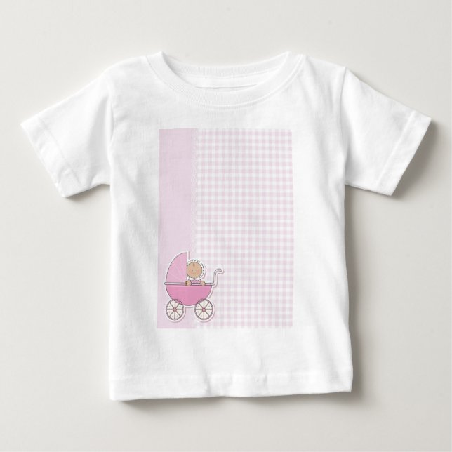 T-shirt Pour Bébé C'est une fille (Devant)