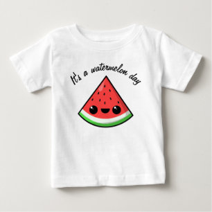 T-shirt Pour Bébé C'est une journée de pastèque