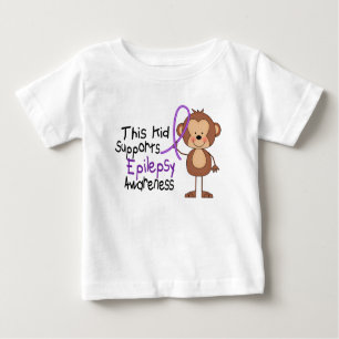 T-shirt Pour Bébé Cet enfant soutient la conscience d'épilepsie