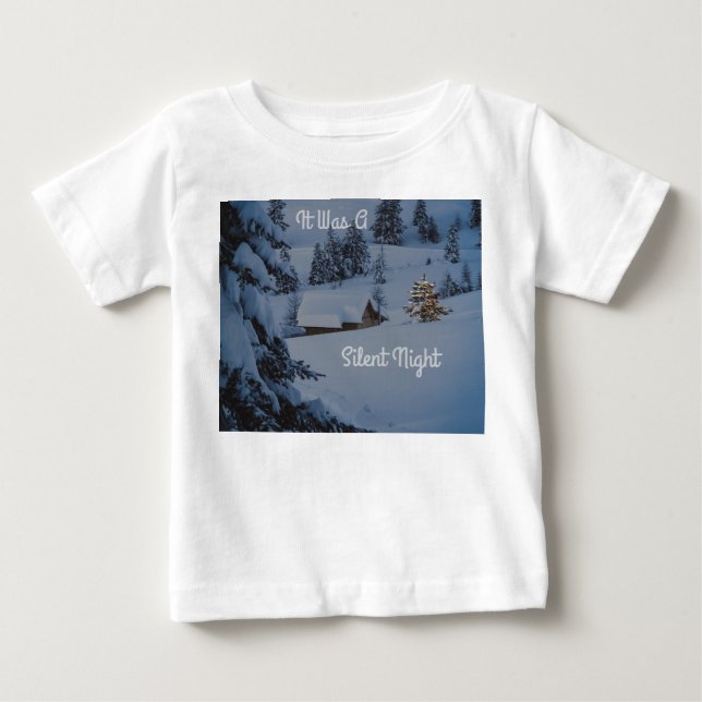 T-shirt Pour Bébé C'Était Une Nuit Silencieuse (Devant)