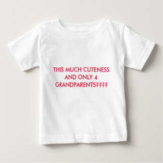 T-SHIRT POUR BÉBÉ CETTE BEAUCOUP DE GENTILLESSE ET SEULEMENT 4
