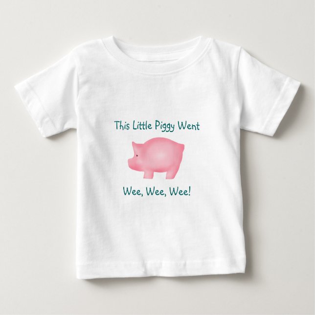 T-shirt Pour Bébé Cette Petite Chemise Piggy (Devant)