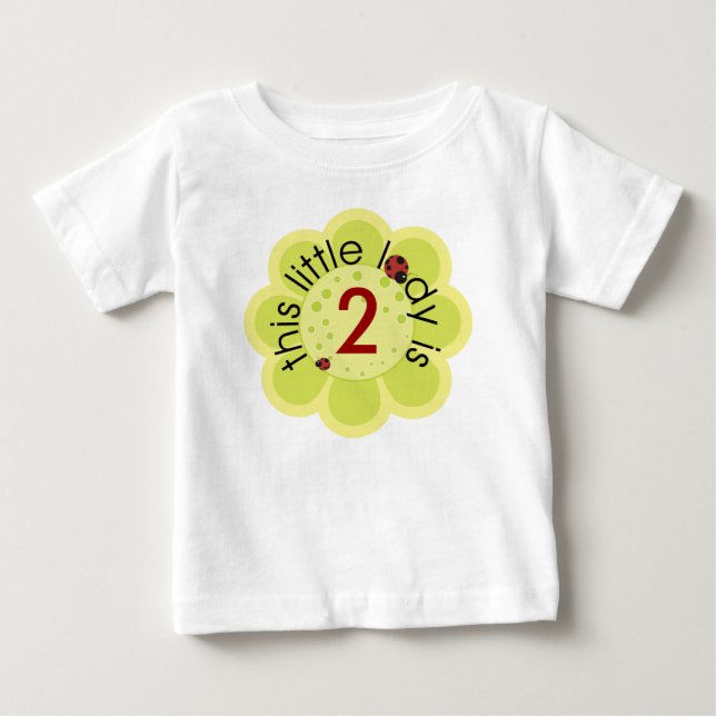 T-shirt Pour Bébé Cette petite dame est... (Devant)