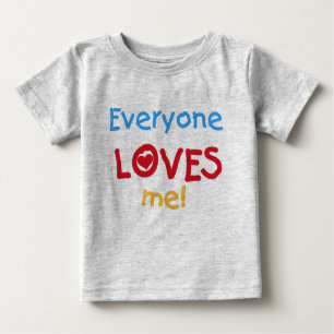 T-shirt Pour Bébé Chacun m'aime