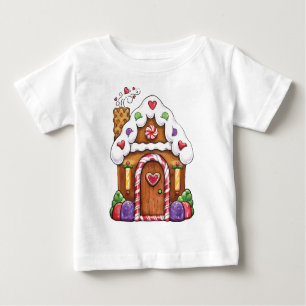 T-shirt Pour Bébé Chambre de biscuit de pain d'épice