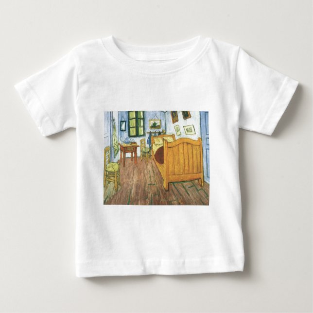 T-shirt Pour Bébé Chambre de Van Gogh à Arles (Devant)