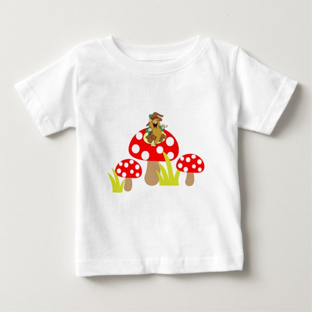 T-shirt Pour Bébé Champignons (Devant)