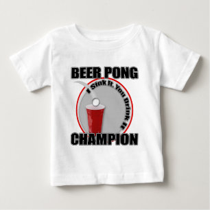 T-shirt Pour Bébé Champion de puanteur de bière