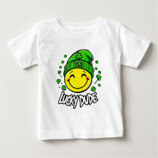 T-shirt Pour Bébé Chanceux mec visage souriant St Patrick