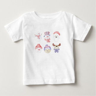 T-shirt Pour Bébé Chandail bébé Noël mignon