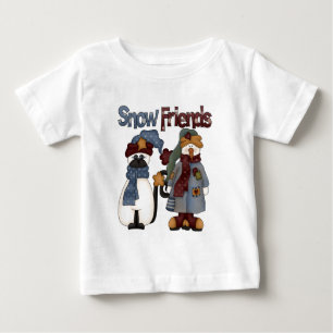 T-shirt Pour Bébé Chandails et cadeaux d'amis de la neige