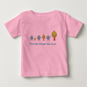 T-shirt Pour Bébé Changeant le monde - PLANTE GRIMPANTE de