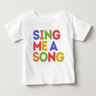 T-shirt Pour Bébé Chantez-moi une chanson