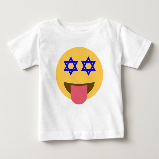 T-shirt Pour Bébé chanukkah hanoukka emoji (Devant)