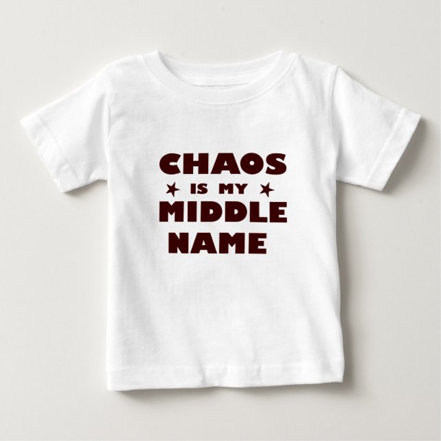 T-shirt Pour Bébé "Chaos"  (Devant)