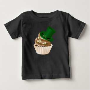 T-shirt Pour Bébé Chapeau de la Saint-Patrick Cupcake