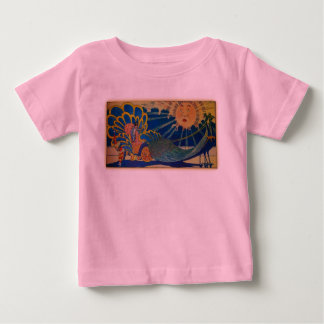 T-shirt Pour Bébé Char de paon