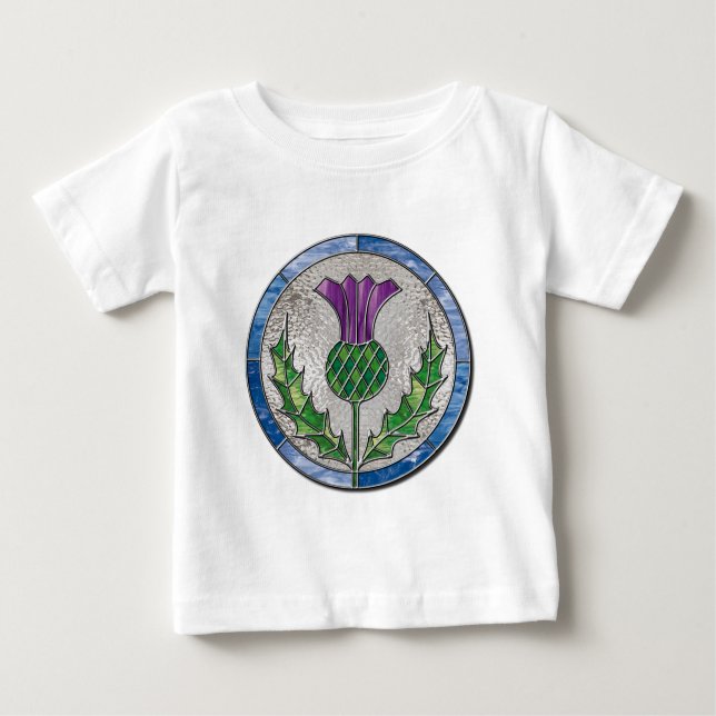 T-shirt Pour Bébé Chardon en verre (Devant)