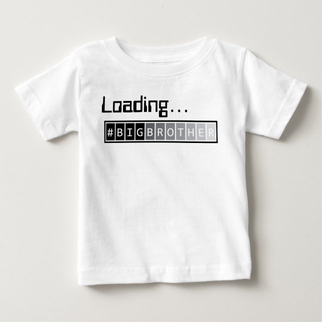 T-shirt Pour Bébé Chargement de Big Brother (Devant)