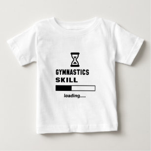 T-shirt Pour Bébé Chargement de compétence de gymnastique ......