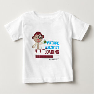 T-shirt Pour Bébé Chargement de futurs scientifiques Toddler Birth