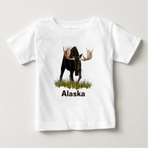 T-shirt Pour Bébé Charging Bull Moose