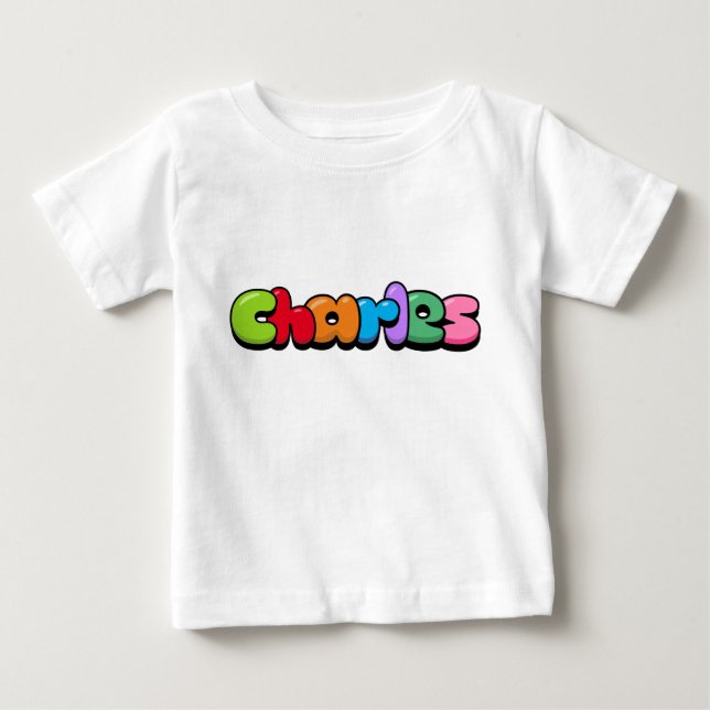 T-shirt Pour Bébé Charles (Devant)